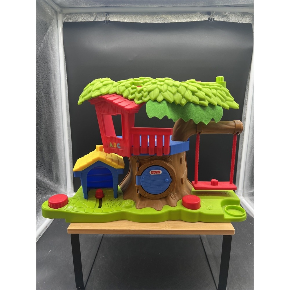 Fisher Price Little People Swing and Share Musical Treehouse Playset Sings WORKS
